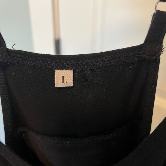 Black Jumpsuit | Great for maternity or postpartum | Size L - Picture 2 of 2